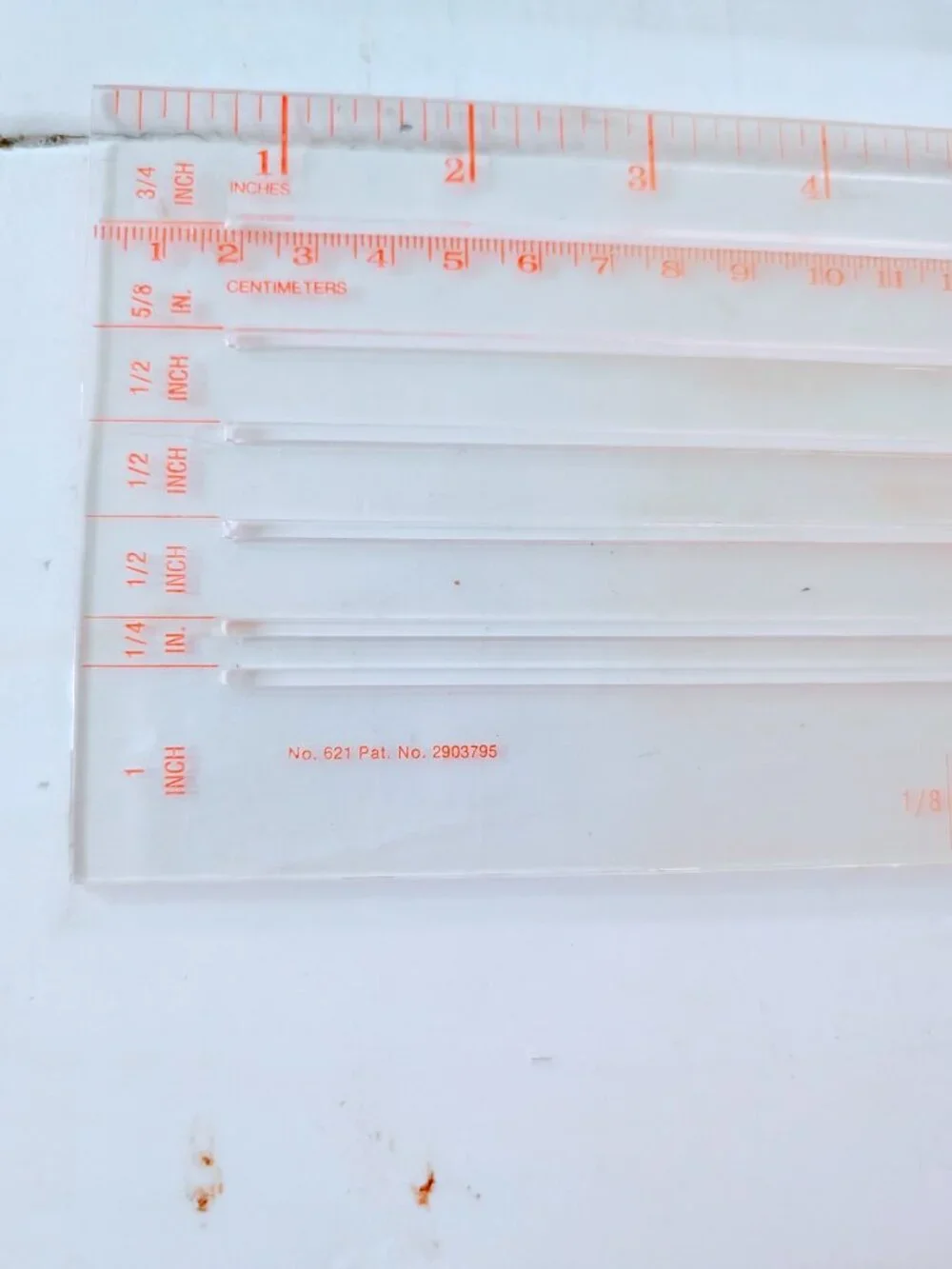 Lot of 2 VTG Quilting Rulers Betty Gall Quilters Rule Template & Sewers T Square
